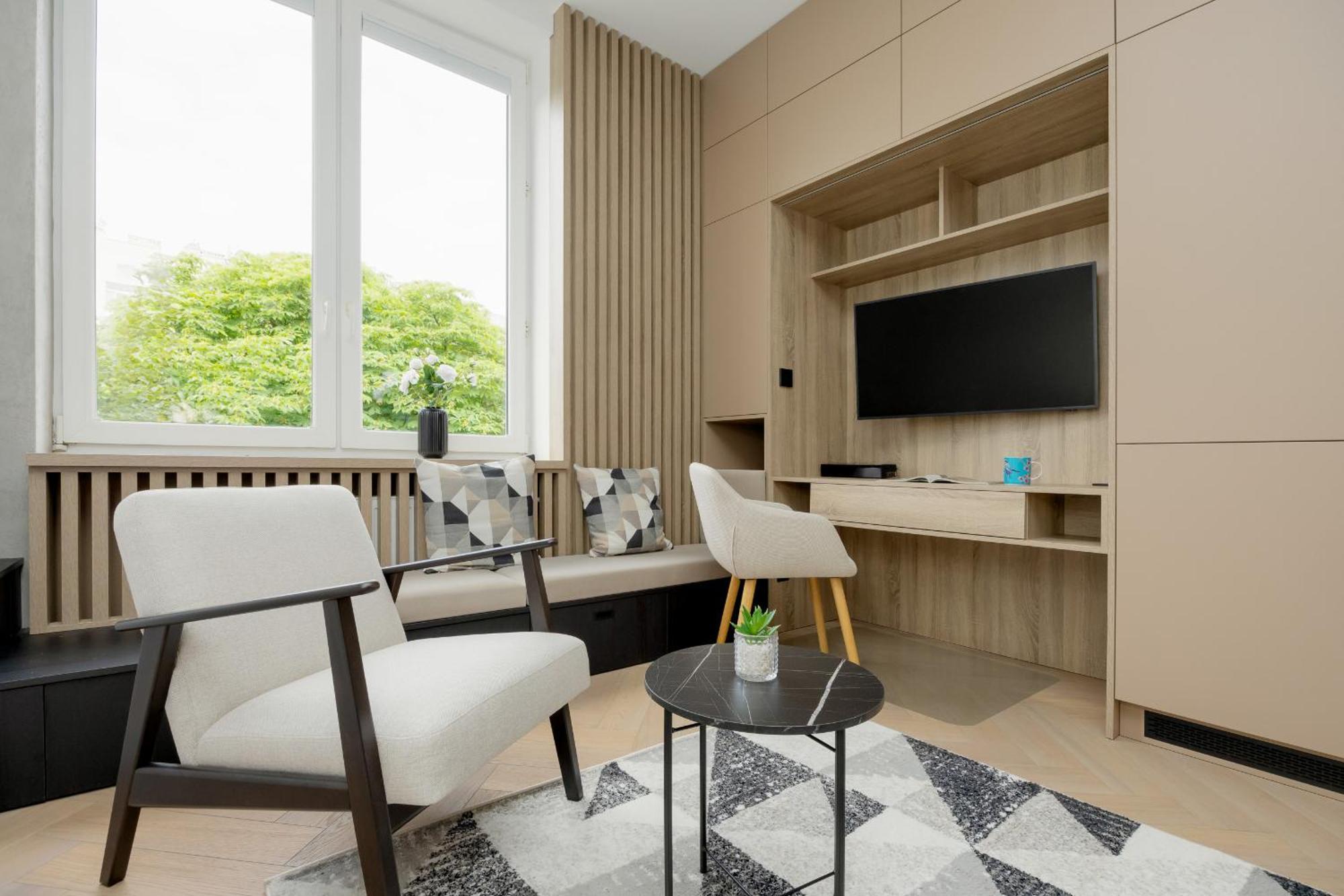 Przytulne Studio W Zielonej Okolicy Srodmiescia By Noclegi Renters Warsaw Exterior photo